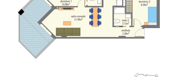 2 Schlafzimmer Penthouse in Velez-Malaga, Spain, Nr. 140934 16