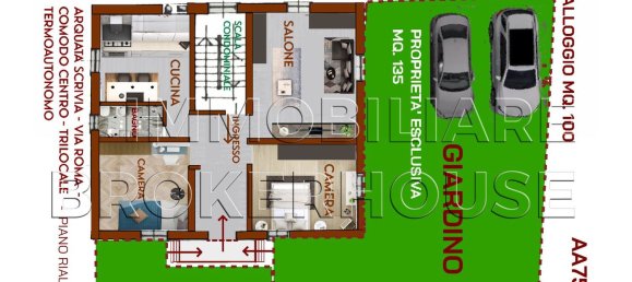 Квартира с 2 спальнями в Аркуата Скривия, Италия № 325306 41