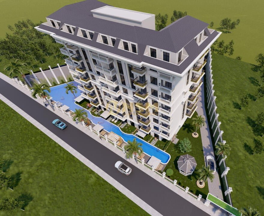 Квартира 1+1 в Аланья, Турция № 31074