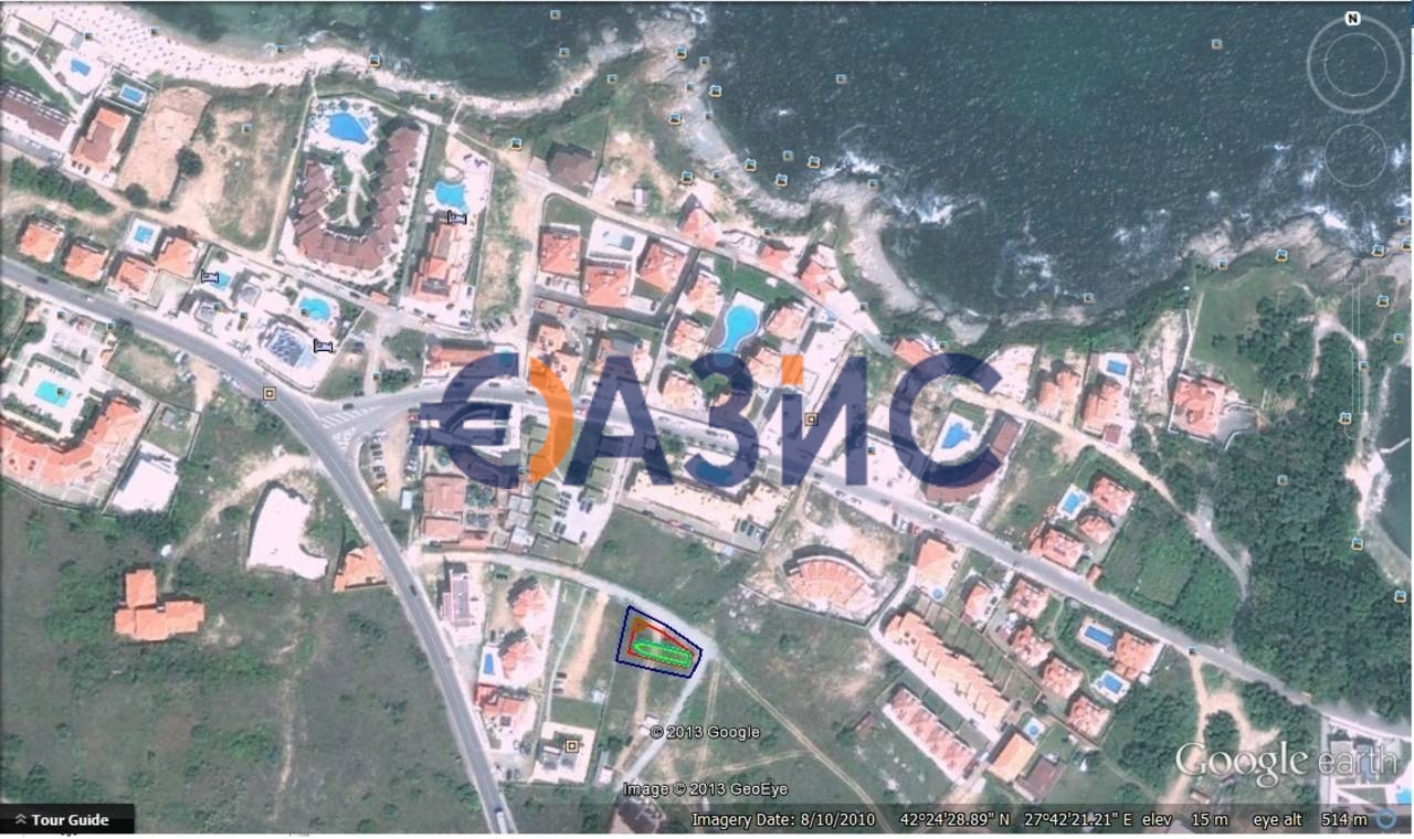 Terreno em Sveti Vlas, Bulgaria 549 m² N.º 806