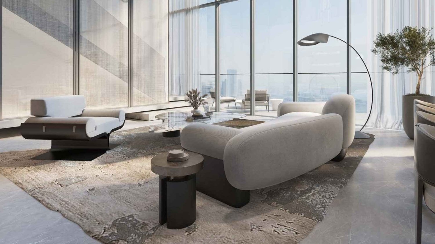 Квартира с 5 спальнями в W Residences Dubai Harbour Tower 2, Дубай Марина, ОАЭ № 65250