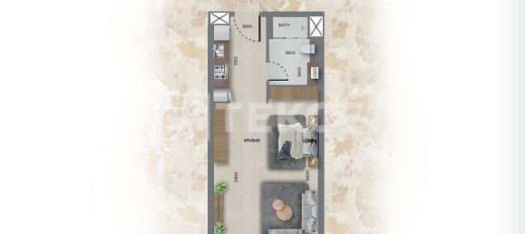 Apartamento T1 em Jumeirah Village Circle, UAE N.º 203418 23