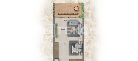 Apartamento T1 em Jumeirah Village Circle, UAE N.º 203418 24
