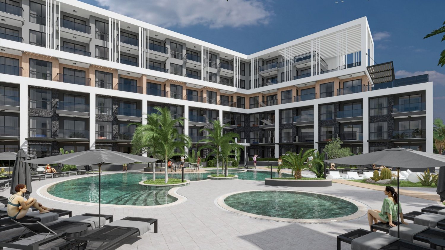 Apartamento de 1+1 en Altintash, Turkey No. 28112