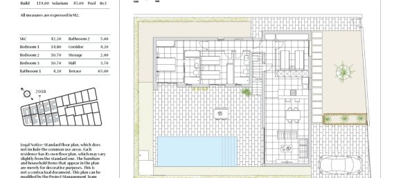 3 chambres Villa à Algorfa, Spain No. 6170 11