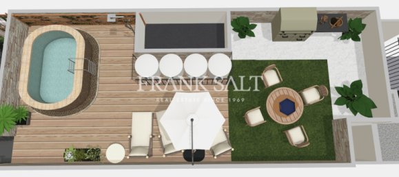 2 Schlafzimmer Penthouse in Fgura, Malta, Nr. 1106 4