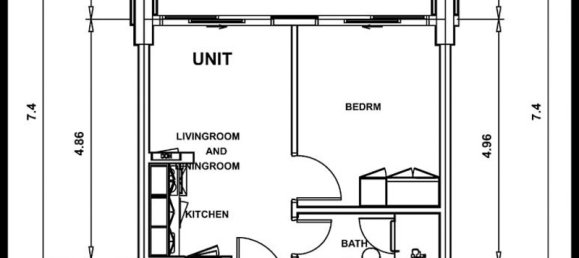 Apartamento de 1 dormitorio en Business Bay, UAE No. 3632 9