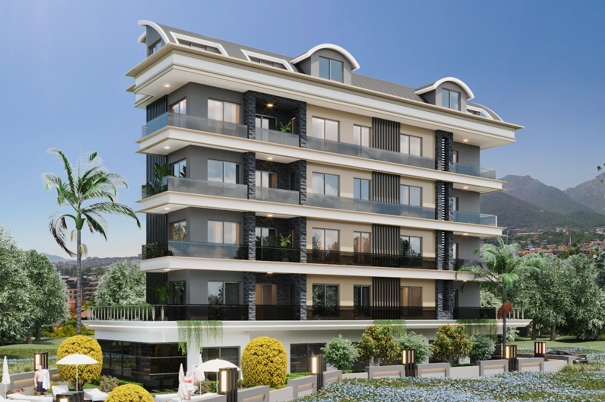 Apartment 1+1 in Oba, Turkey No. 31244