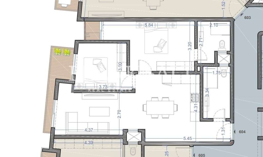 Apartamento de 2 dormitorios en Saint Paul's Bay, Malta No. 367