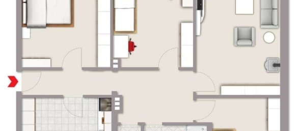 3 غرف نوم شقة في Warendorf, Germany رقم 348876 6