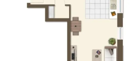 2غرفة شقة في Baden-Wurttemberg, Germany رقم 19600 11