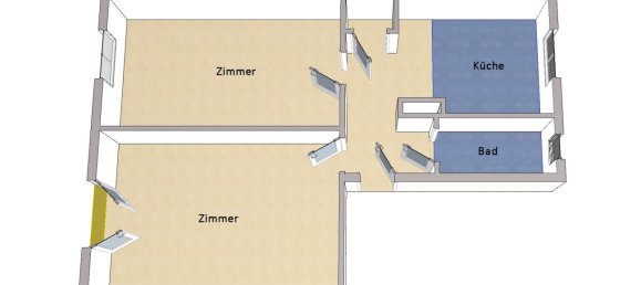 Apartamento de 2 divisões em Moabit, Germany N.º 259602 5