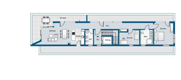 Пентхаус с 2 спальнями в Эмсланд, Германия № 358518 10