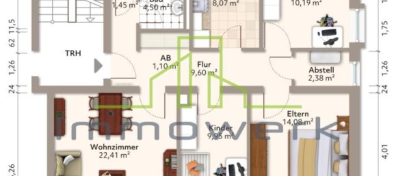 3 Schlafzimmer Wohnung in Memmingen, Germany, Nr. 25664 20