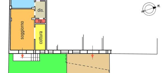 2 rooms Apartment in Voghera, Italy No. 281426 32