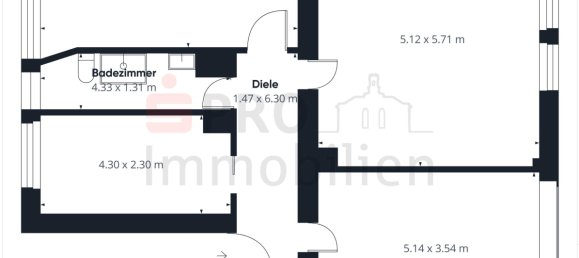 2 Schlafzimmer Wohnung in Saarbrücken, Germany, Nr. 305596 11