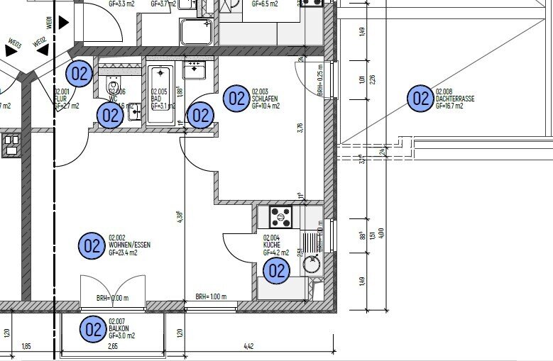Apartamento de 2 divisões em Leipzig, Germany N.º 32503