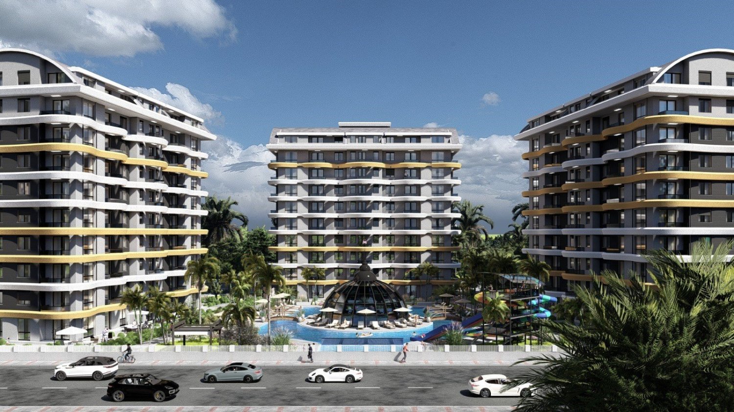 Wohnung 1+1 in Alanya, Turkey, Nr. 12481