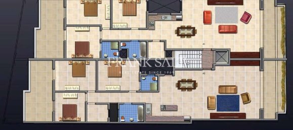 3 chambres Appartement à Burmarrad, Malta No. 1762 2