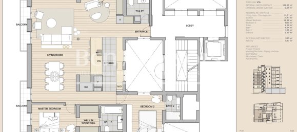 2 Schlafzimmer Wohnung in Barcelona, Spain, Nr. 164186 7