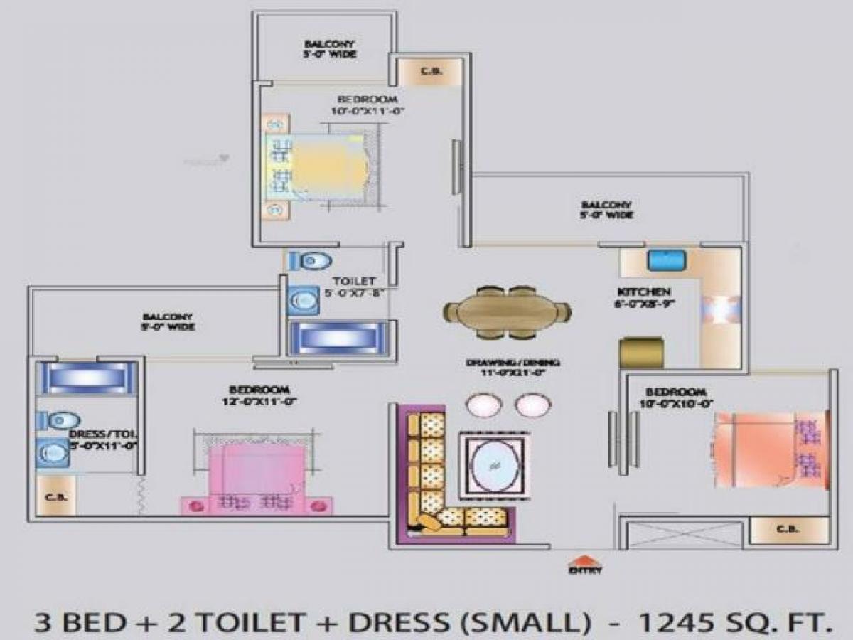 3 Schlafzimmer Haus in Noida, India, Nr. 67588