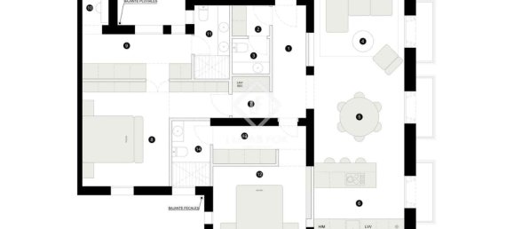 3 غرف نوم شقة في Madrid, Spain رقم 182723 5