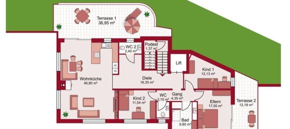 3 Schlafzimmer Wohnung in Grinzens, Austria, Nr. 211446 24