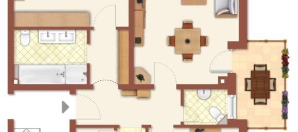 Квартира с 2 спальнями в Бавария, Германия № 149721 5