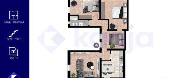 3-Zimmer Haus in San Giovanni in Marignano, Italy, Nr. 112390 2