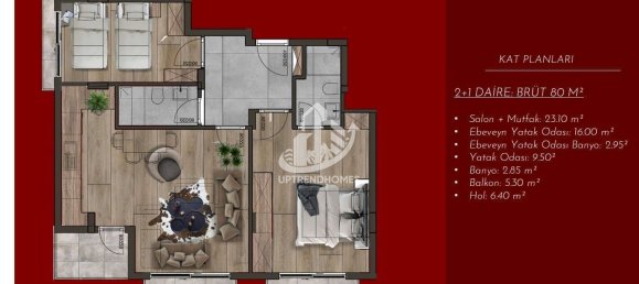 Apartment 1+1 in Alanya, Turkey No. 10769 4