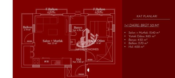 Apartment 1+1 in Alanya, Turkey No. 10769 7