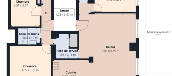 Квартира с 3 спальнями в Труа, Франция № 344714 16