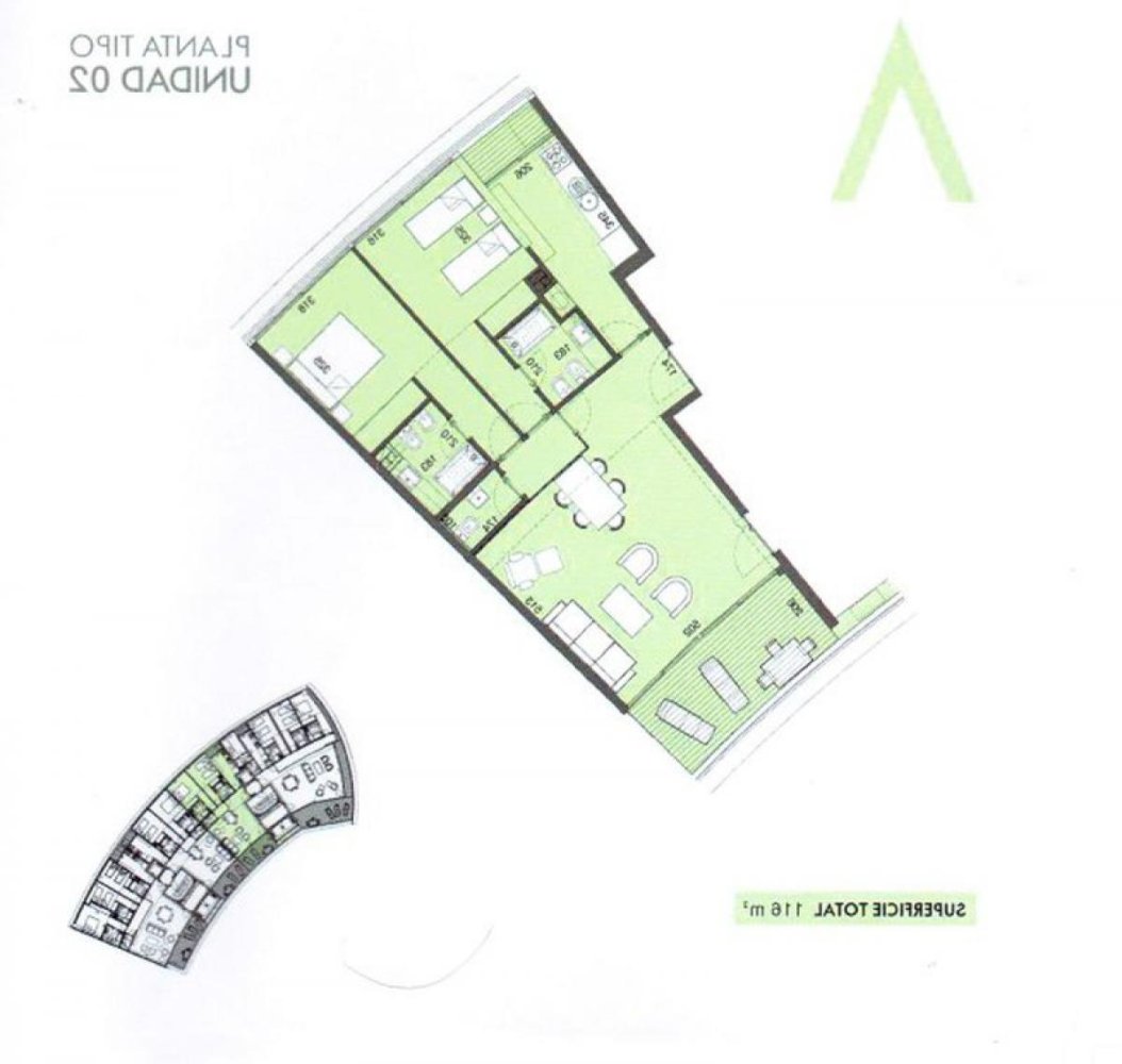 2 Schlafzimmer Wohnung in Maldonado, Uruguay, Nr. 8431