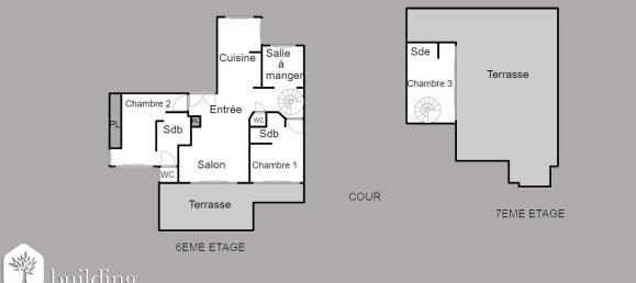 3 chambres Penthouse à Paris, France No. 170493 2