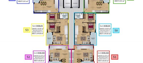 Квартира с 2 комнатами в Авсаллар, Турция № 29947 7