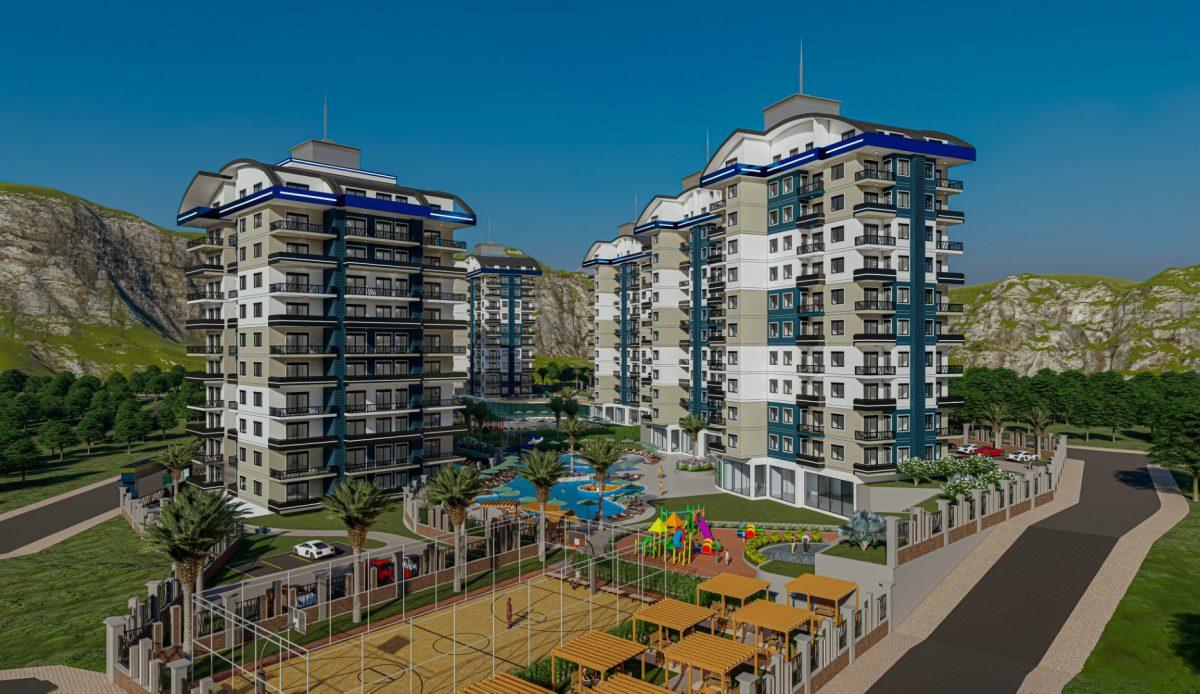 Квартира с 2 комнатами в Авсаллар, Турция № 29947