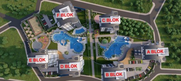 Квартира с 2 комнатами в Авсаллар, Турция № 29947 13