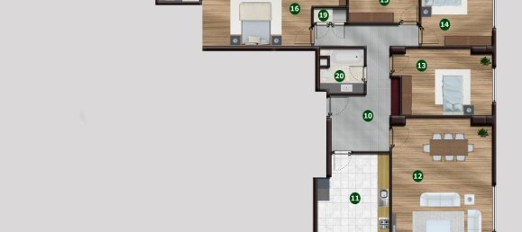 3 rooms Apartment in Beylikduezue, Turkey No. 17029 30