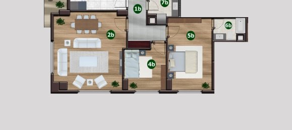 3 rooms Apartment in Beylikduezue, Turkey No. 17029 27