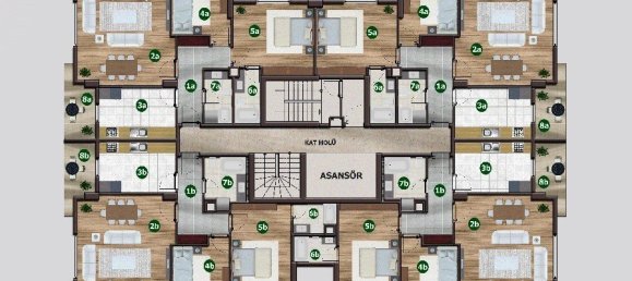 3 rooms Apartment in Beylikduezue, Turkey No. 17029 25