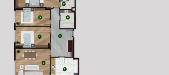 3 rooms Apartment in Beylikduezue, Turkey No. 17029 28