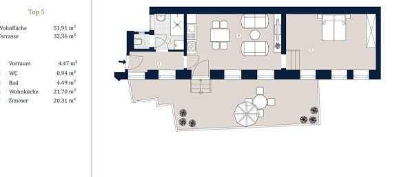 2 rooms Apartment in Neubau, Austria No. 198116 15