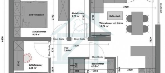 2 Schlafzimmer Bungalow in Salzgitter, Germany, Nr. 13337 4