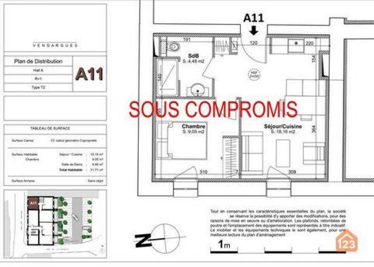 Studio in the Condo in Vendargues, France No. 26210