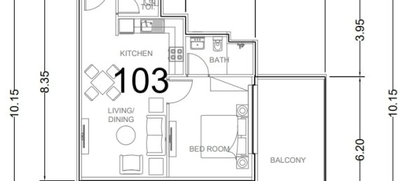 1 bedroom Apartment in Ark Tower, Dubai Land, UAE No. 65086 6