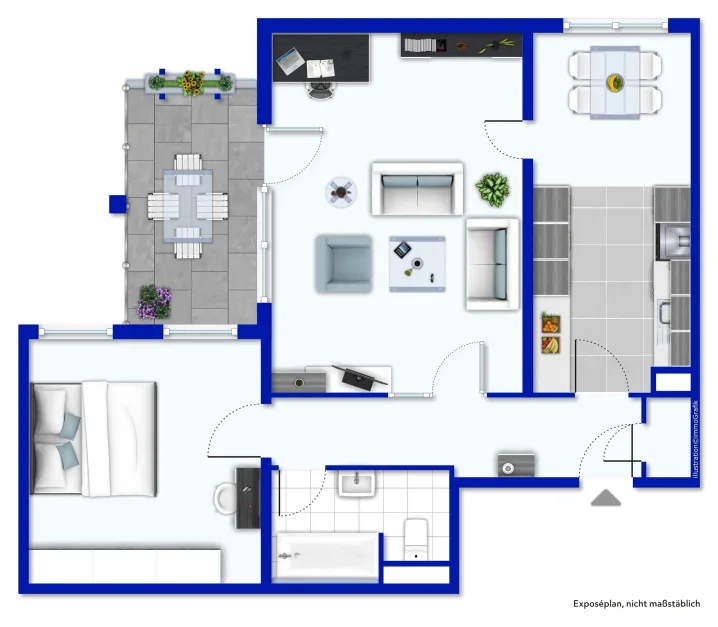 1 bedroom Apartment in Rhein-Neckar-Kreis, Germany No. 220903