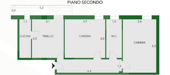 3غرفة شقة في Bologna, Italy رقم 20982 2