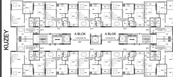 Apartamento de 2 habitaciónes en Erdemli, Turkey No. 29976 17