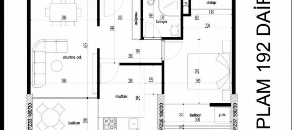 Apartamento de 2 habitaciónes en Erdemli, Turkey No. 29976 19