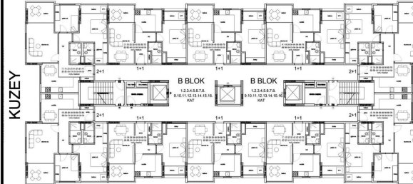 Apartamento de 2 habitaciónes en Erdemli, Turkey No. 29976 18